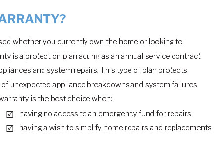 home warranty valley